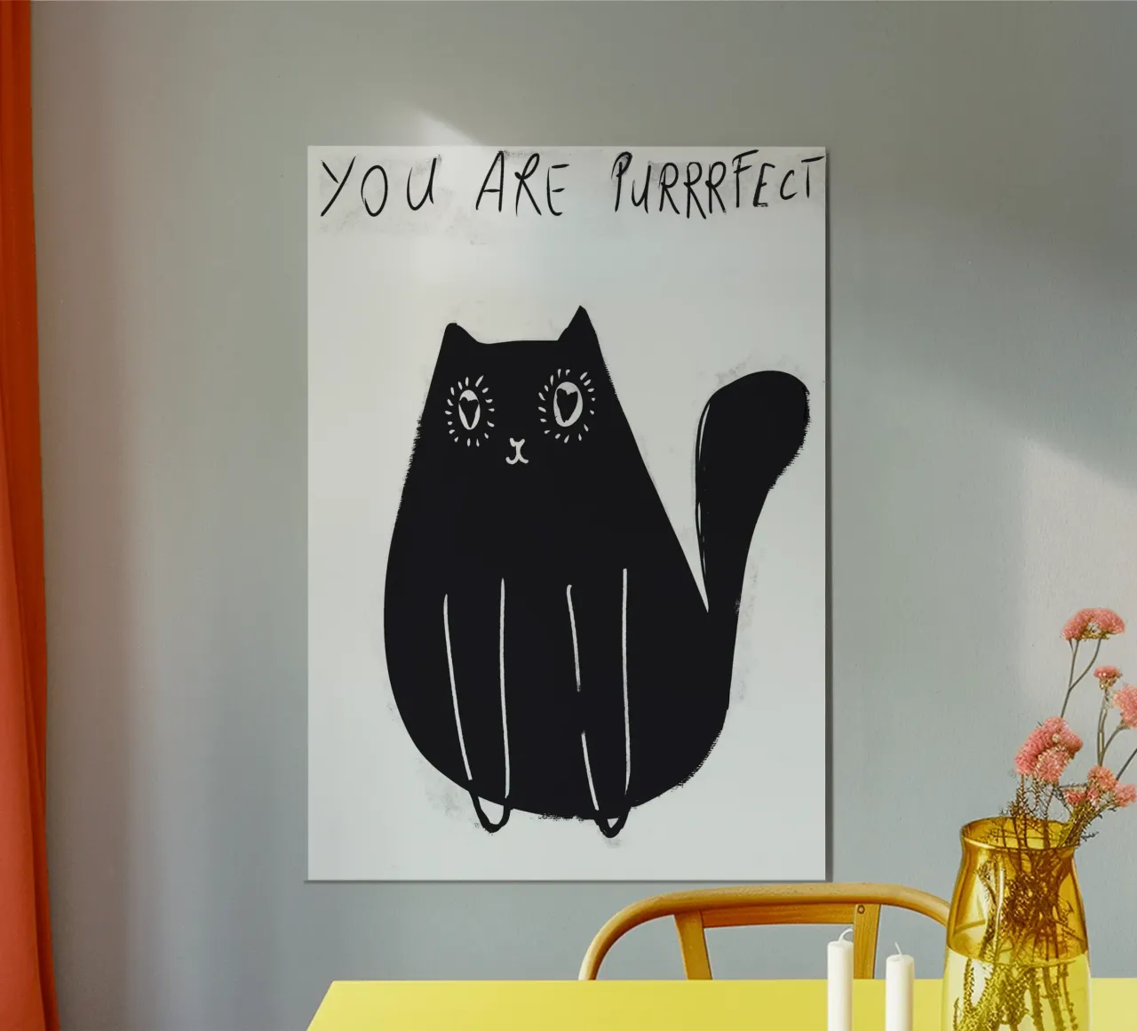 YOU ARE PURRRFECT - 2 carta hahnemühle da Gabi_Schöffel_Illustration