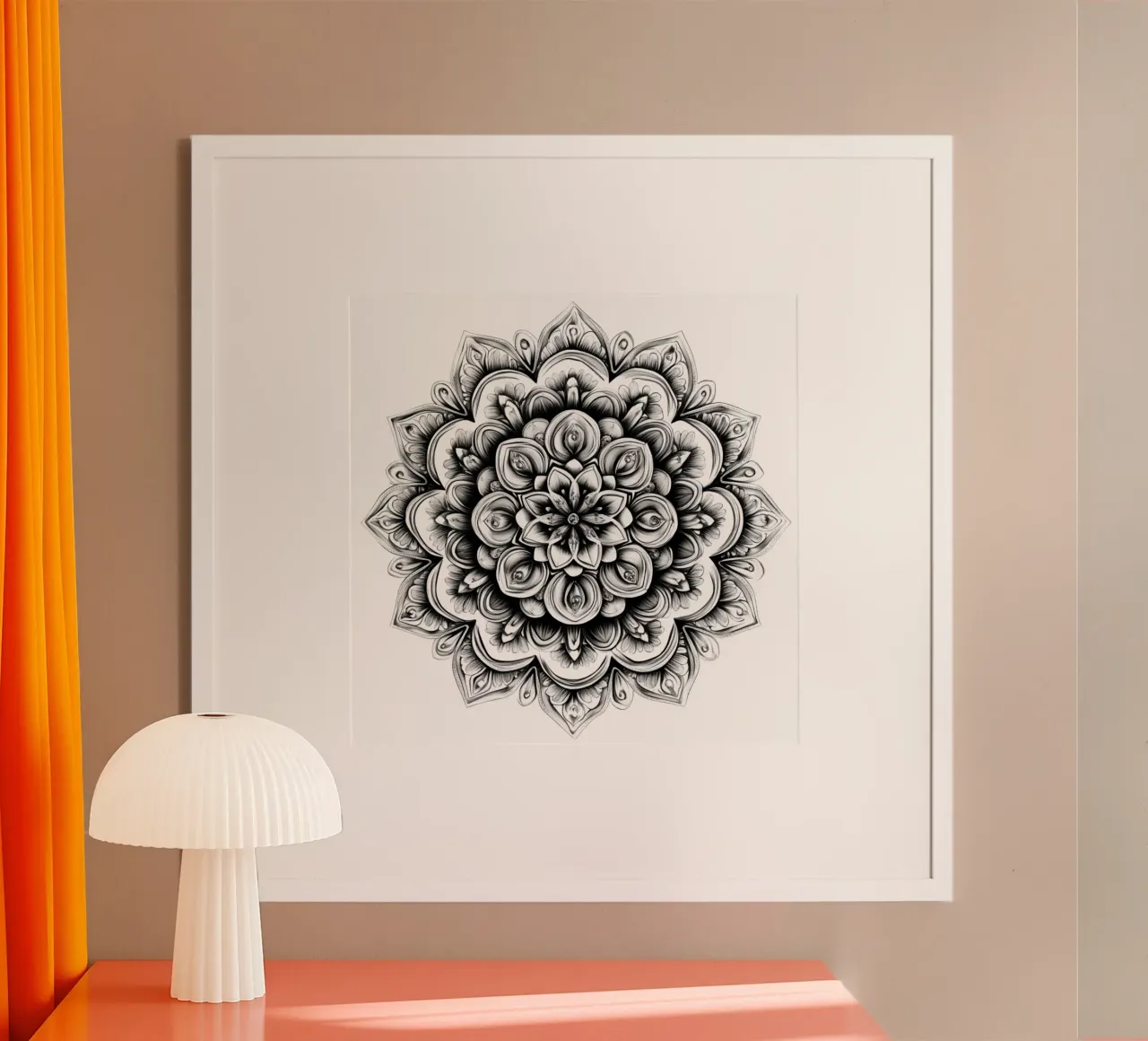 Mandala in bianco e nero carta hahnemühle da Spiritual Touch