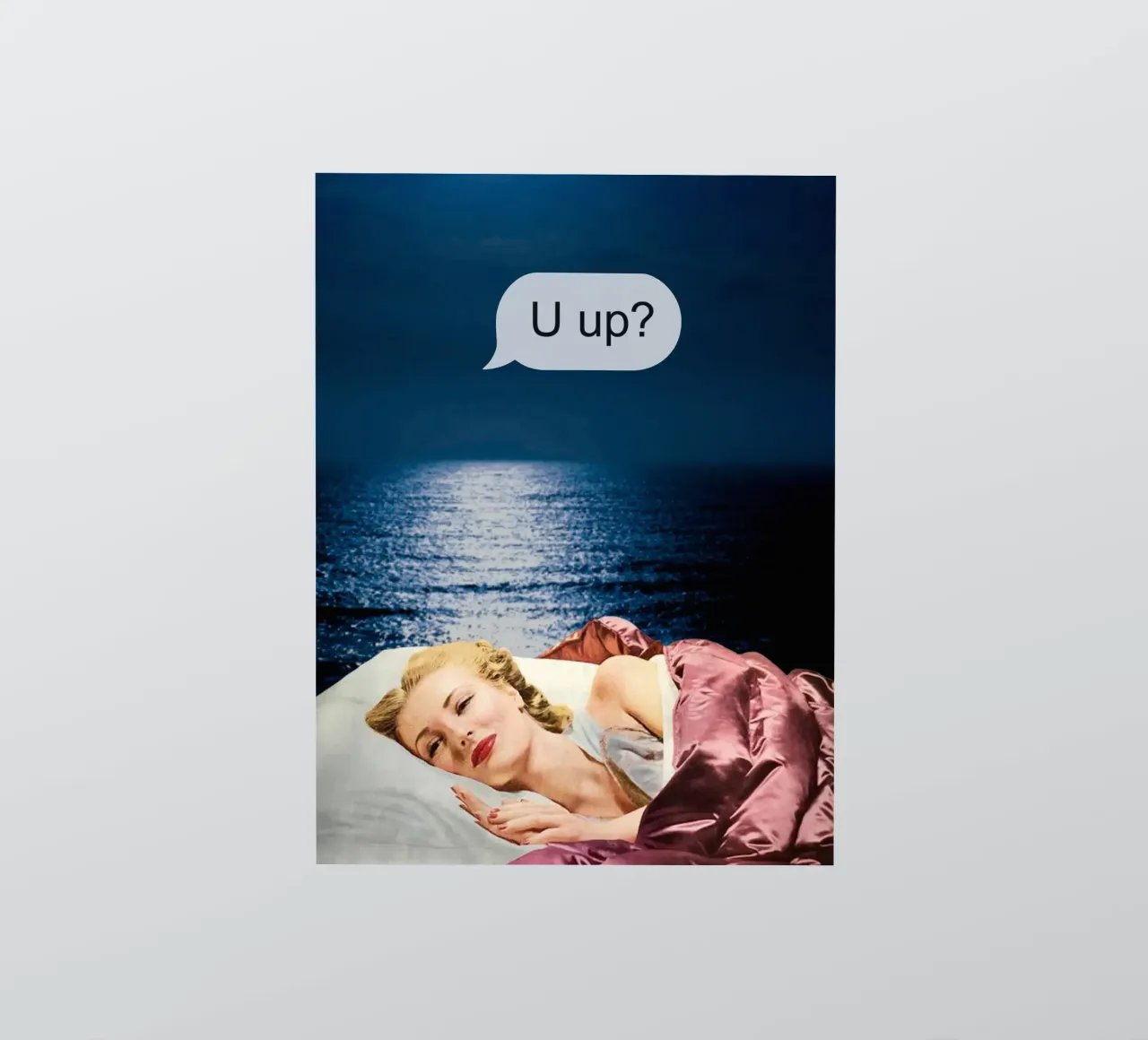 U up? Late night texts sticker by MsGonzalez