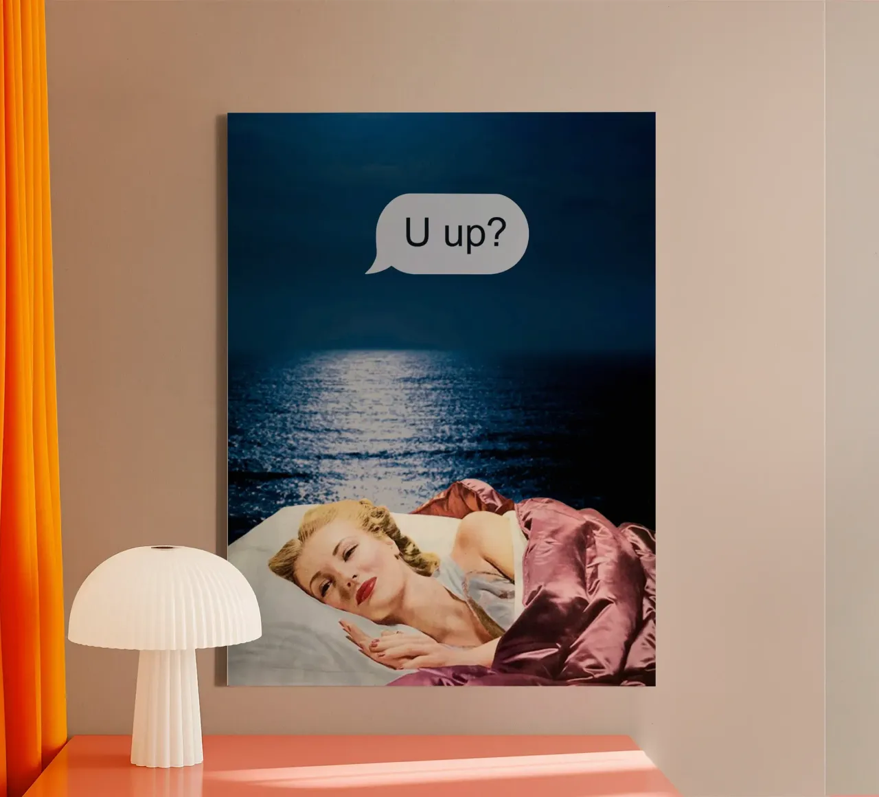 U up? Late night texts canvas by MsGonzalez