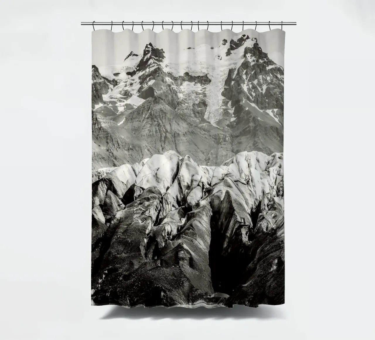Svínafellsjökull Glacier shower curtain by thetraveller