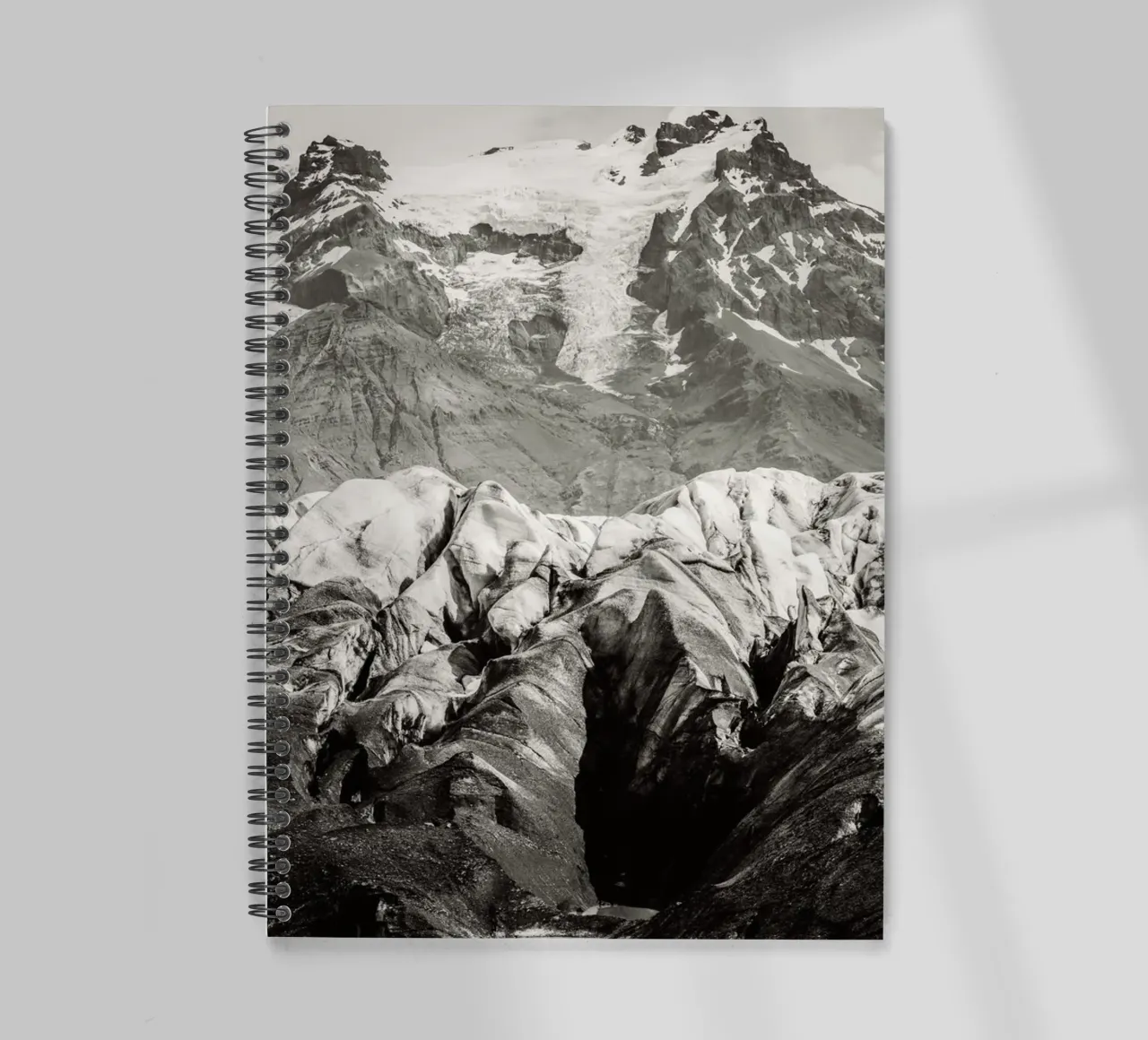 Svínafellsjökull Glacier spiral notebook by thetraveller