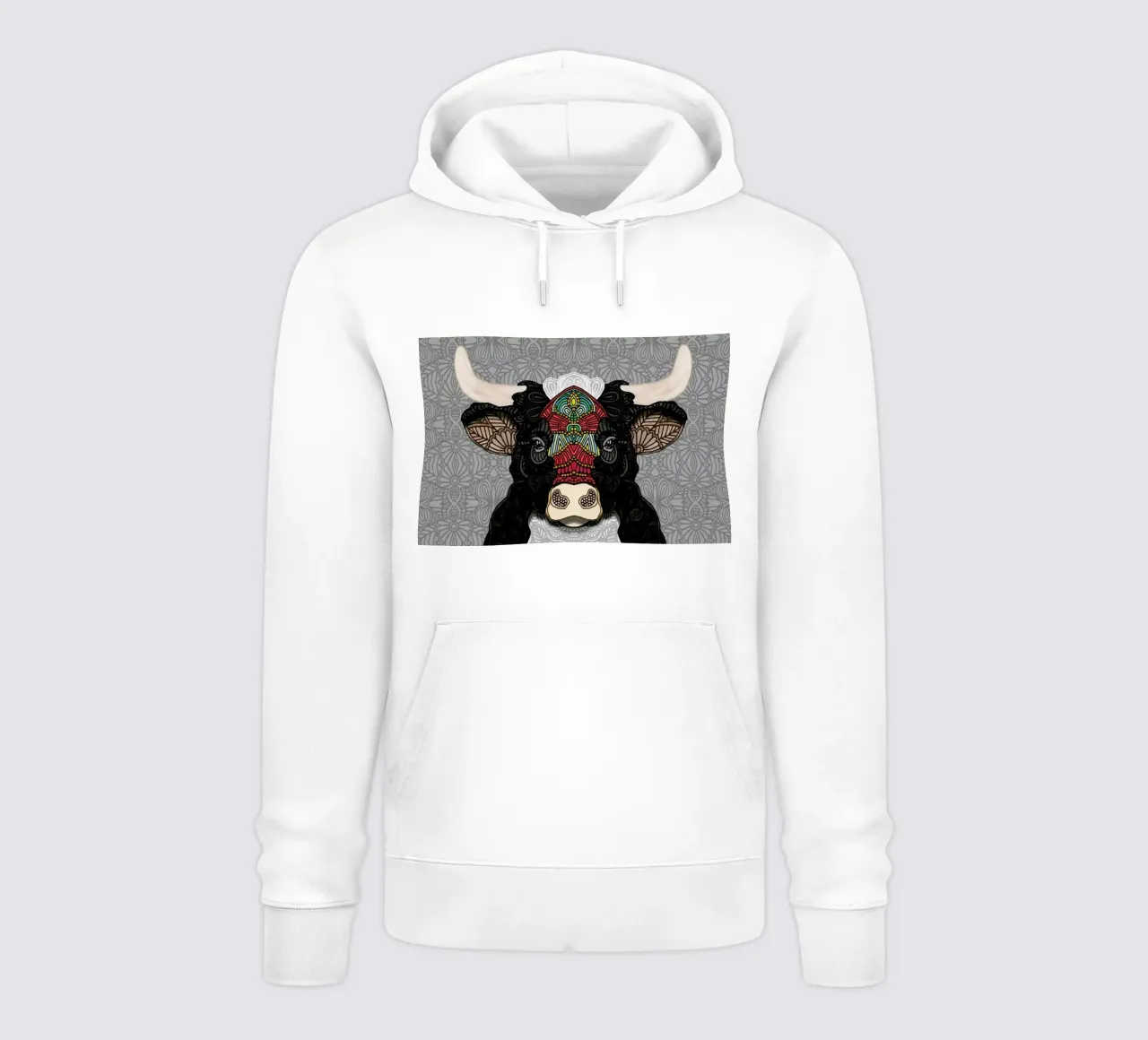 Billy the Bull felpa con cappuccio da Angelika Parker