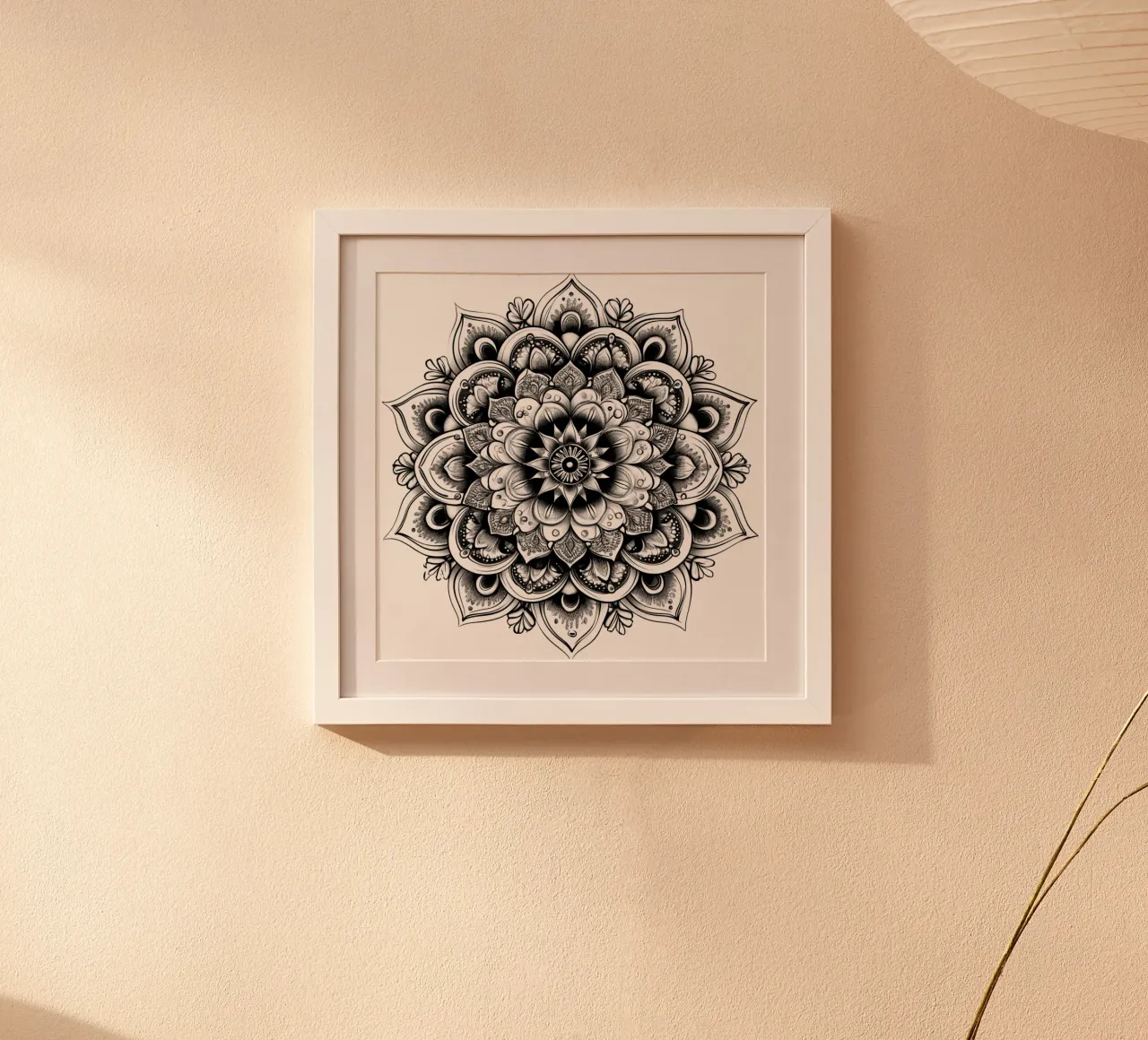 Mandala in bianco e nero carta hahnemühle da Spiritual Touch