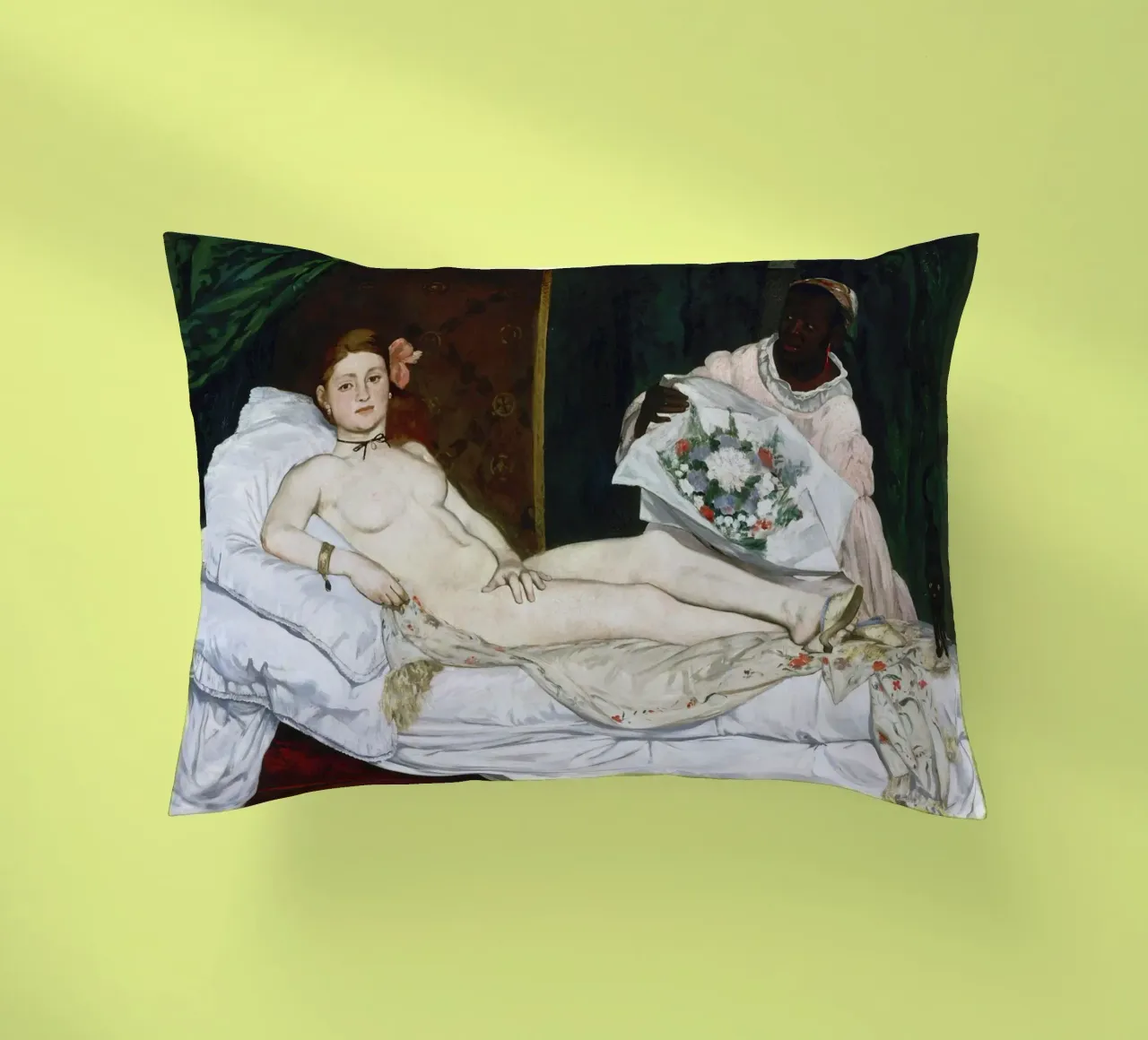 Edouard Manet - Olympia cuscino da William Store