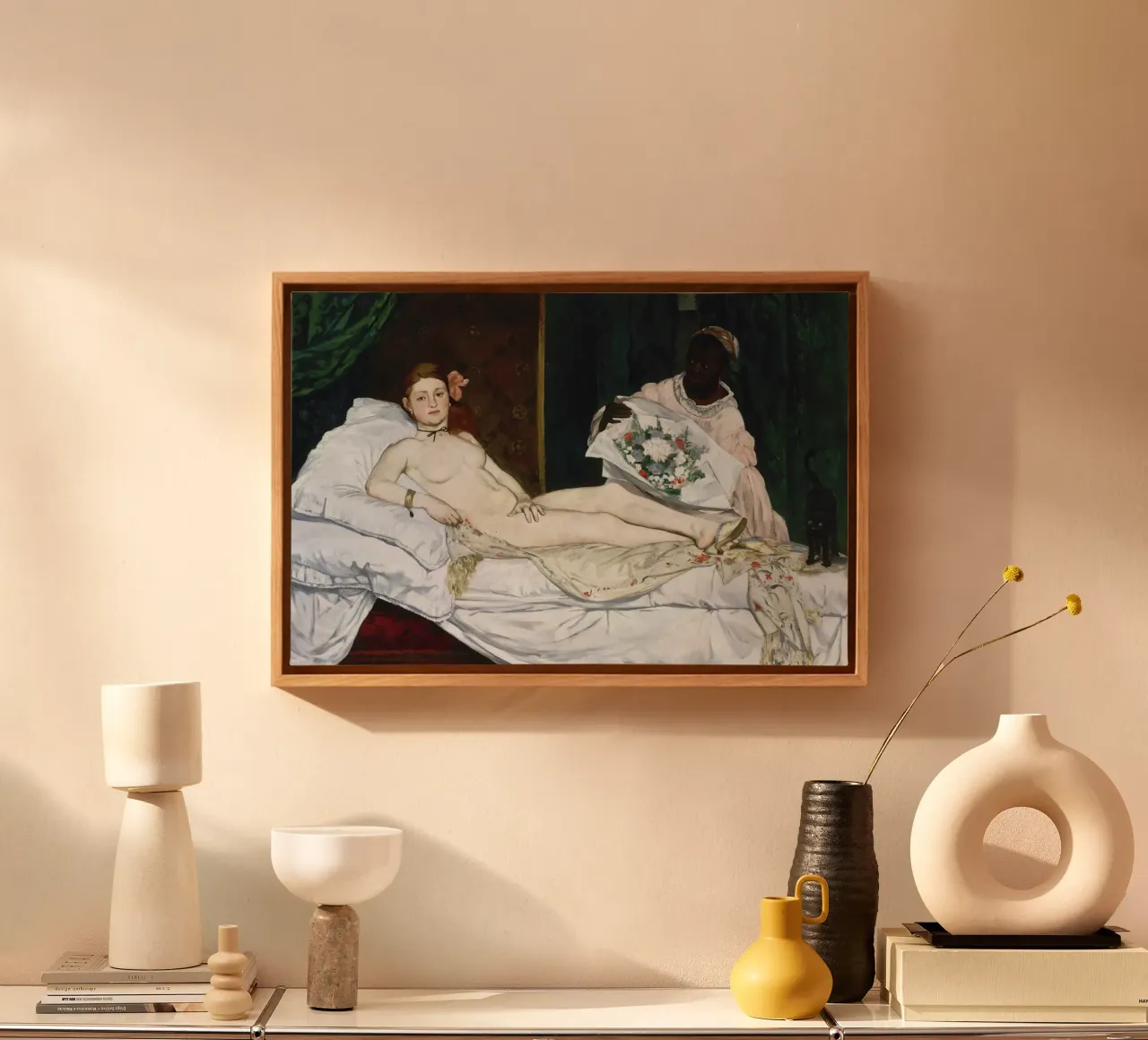 Edouard Manet - Olympia canvas met Baklijst van William Store