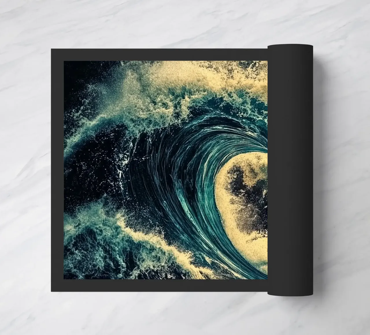 Big Wave deurmat van Synthaira