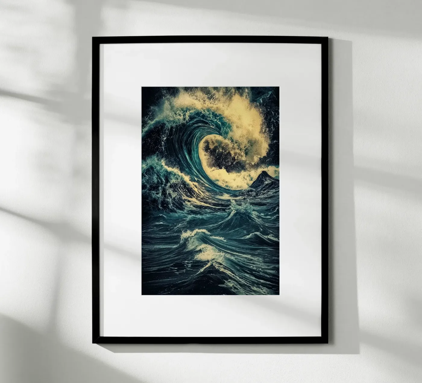 Big Wave Poster von Synthaira