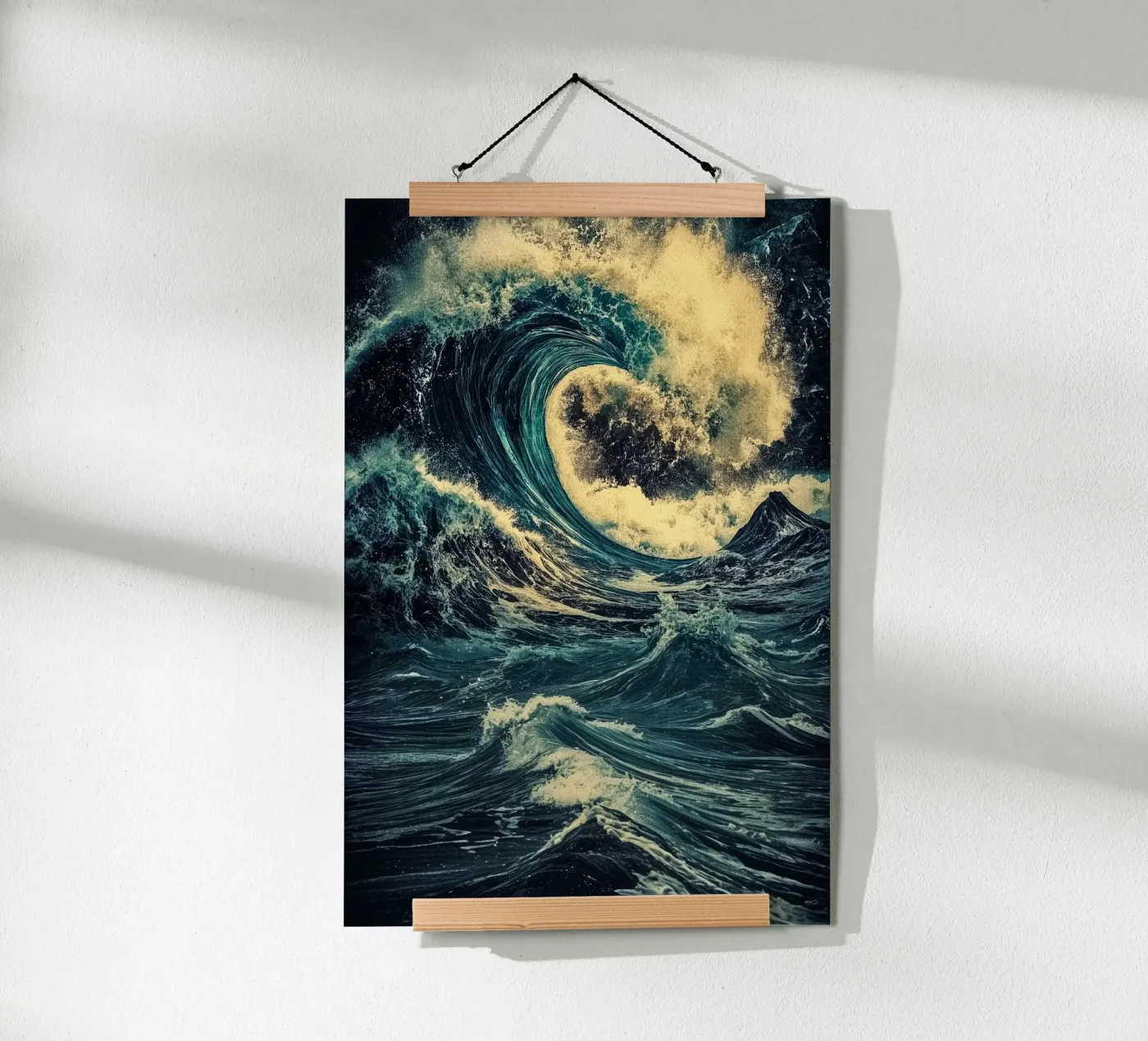 Big Wave Poster von Synthaira