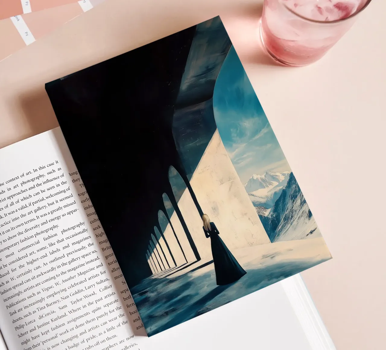 Castle on a mountain notebook by Synthaira