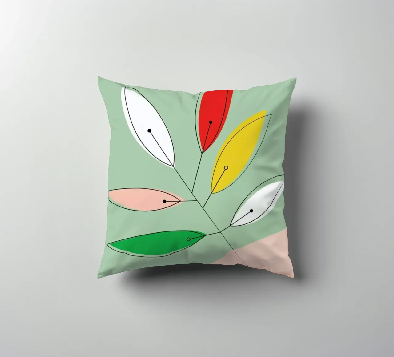 Colorful Twig cuscino da XOXO Arte