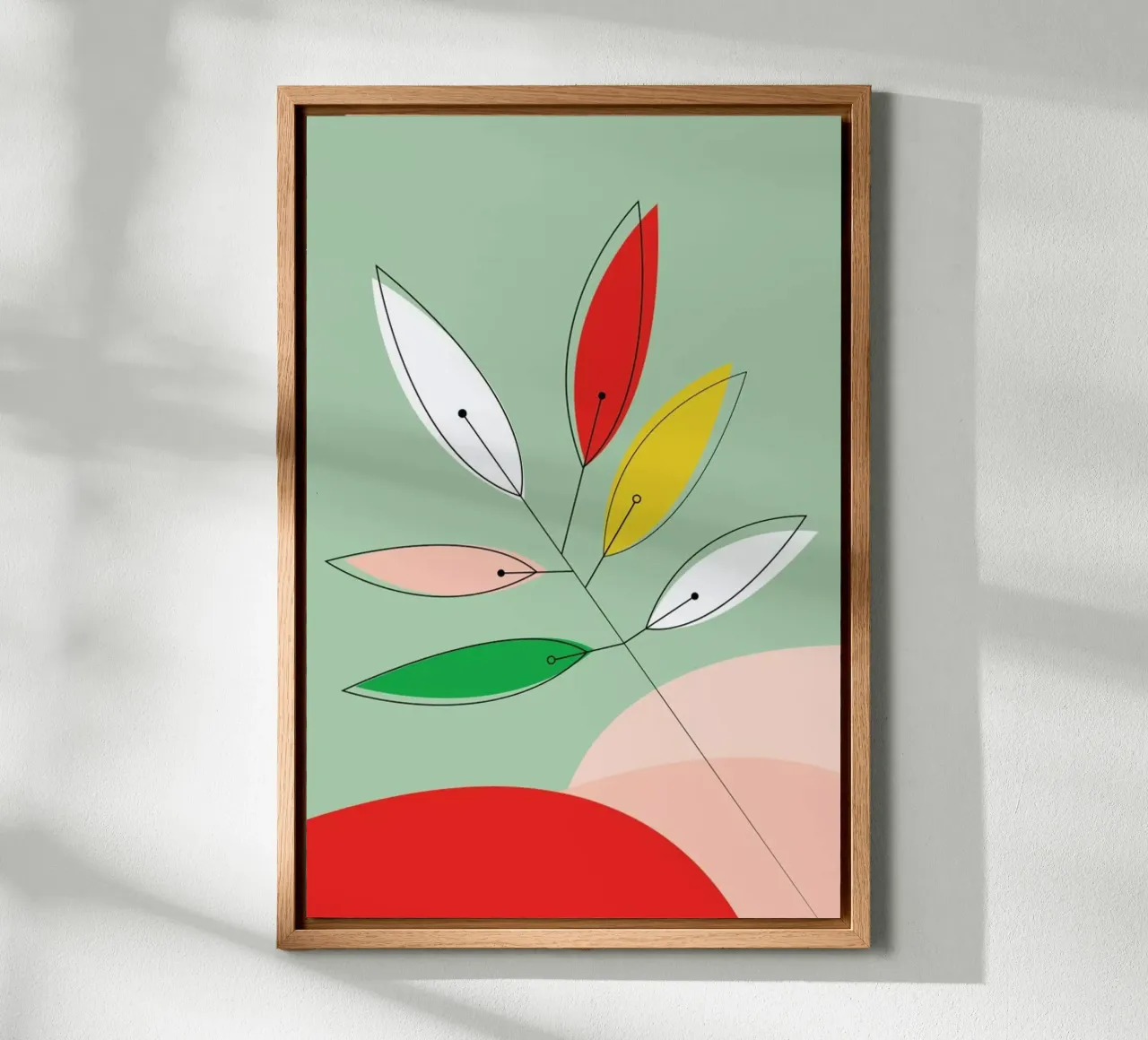 Colorful Twig alluminio dibond da XOXO Arte