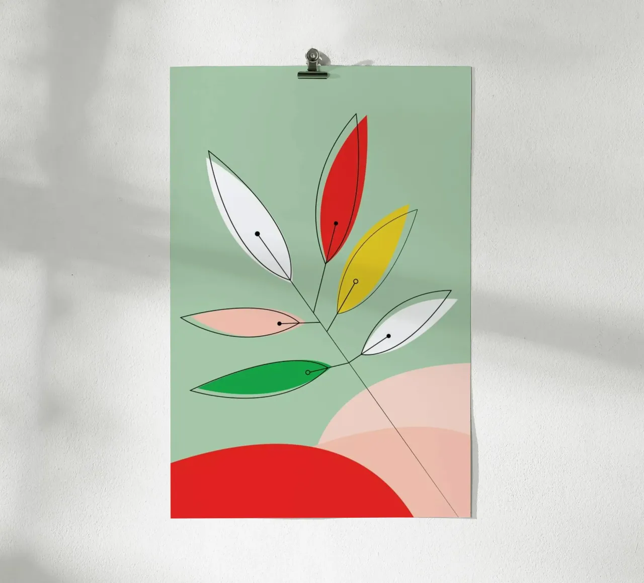 Colorful Twig carta hahnemühle da XOXO Arte