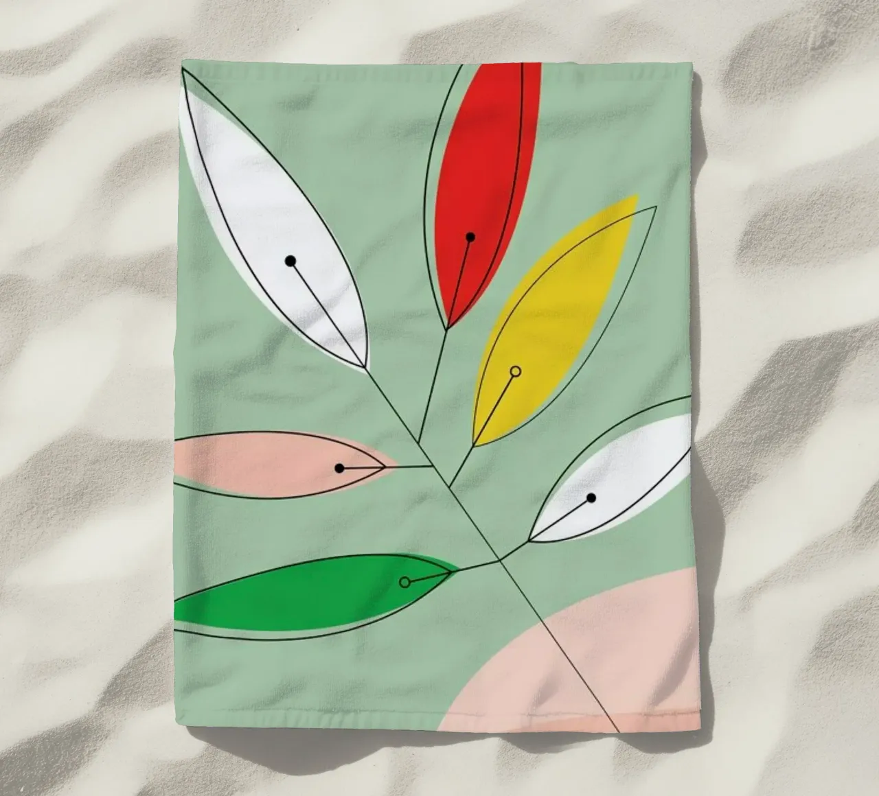 Colorful Twig telo mare da XOXO Arte