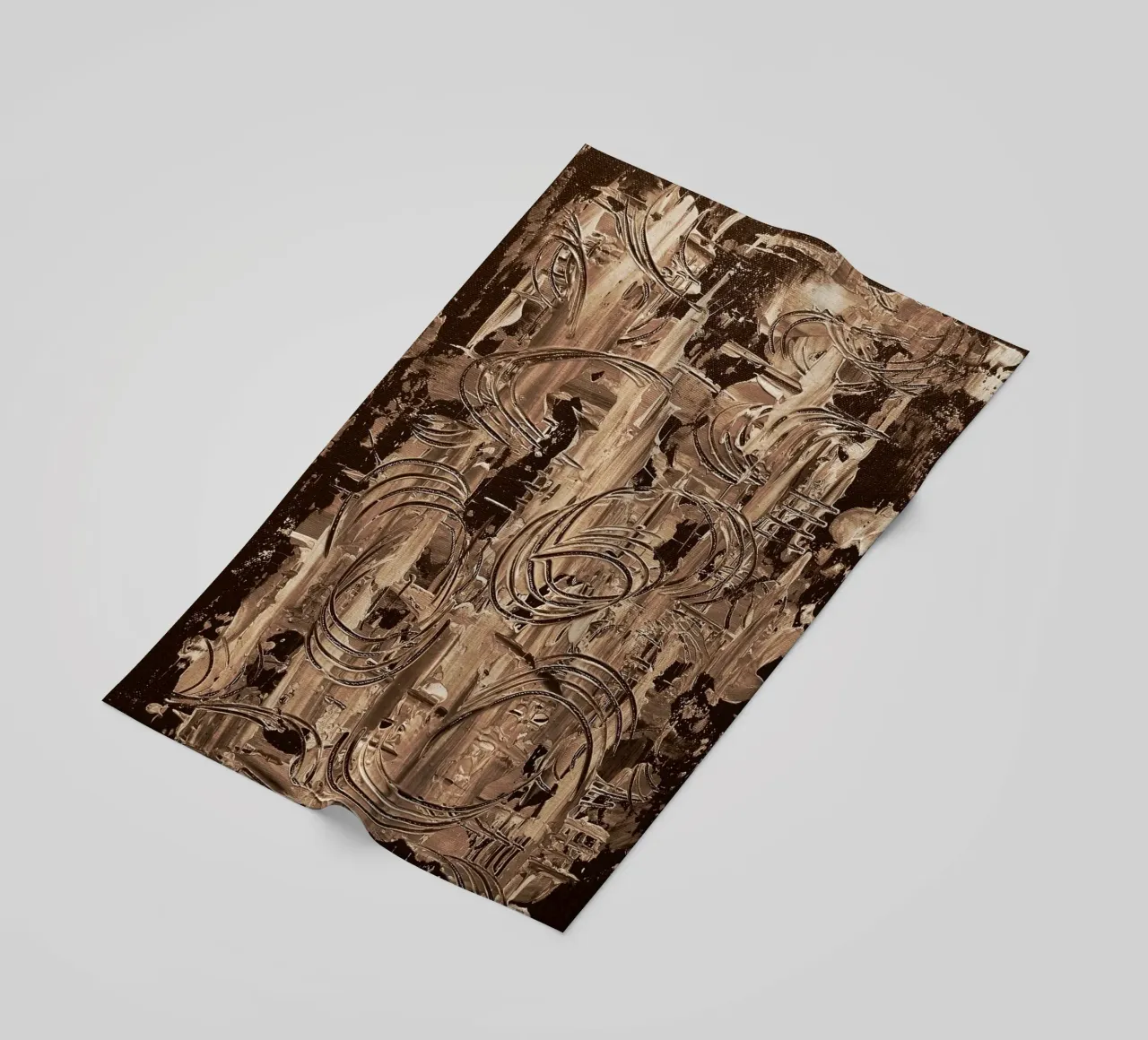 SEPIA 15 telo mare da Thierry Vobmann Abstract painting