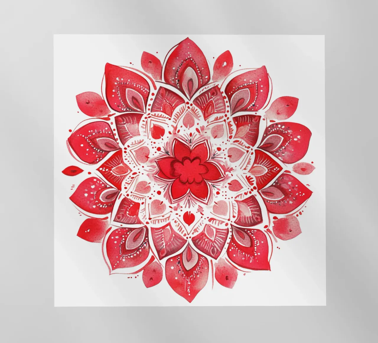 Mandala dell'amore ad acquerello pellicola backlit da Spiritual Touch