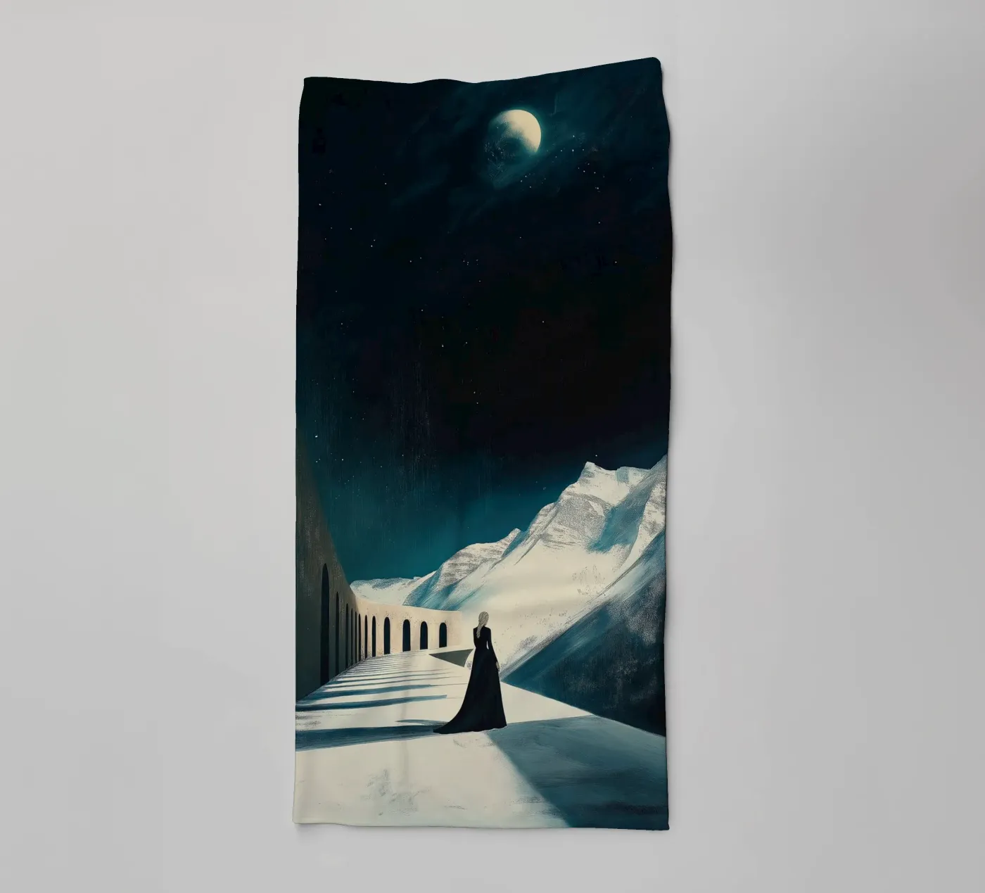 Fullmoon badhanddoek van Synthaira