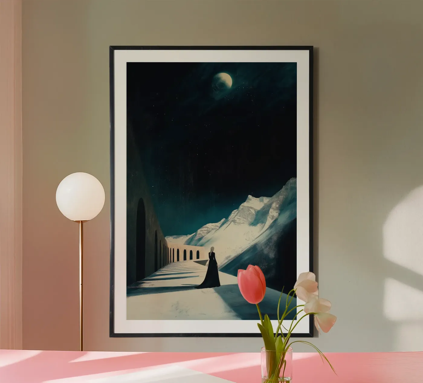 Fullmoon Poster von Synthaira