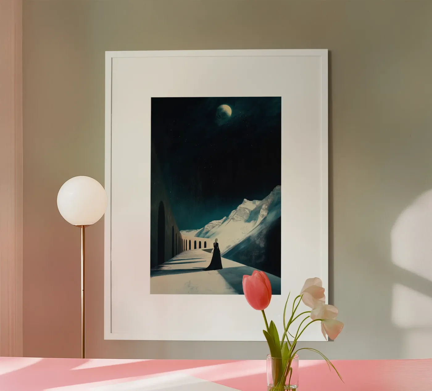 Fullmoon Poster von Synthaira