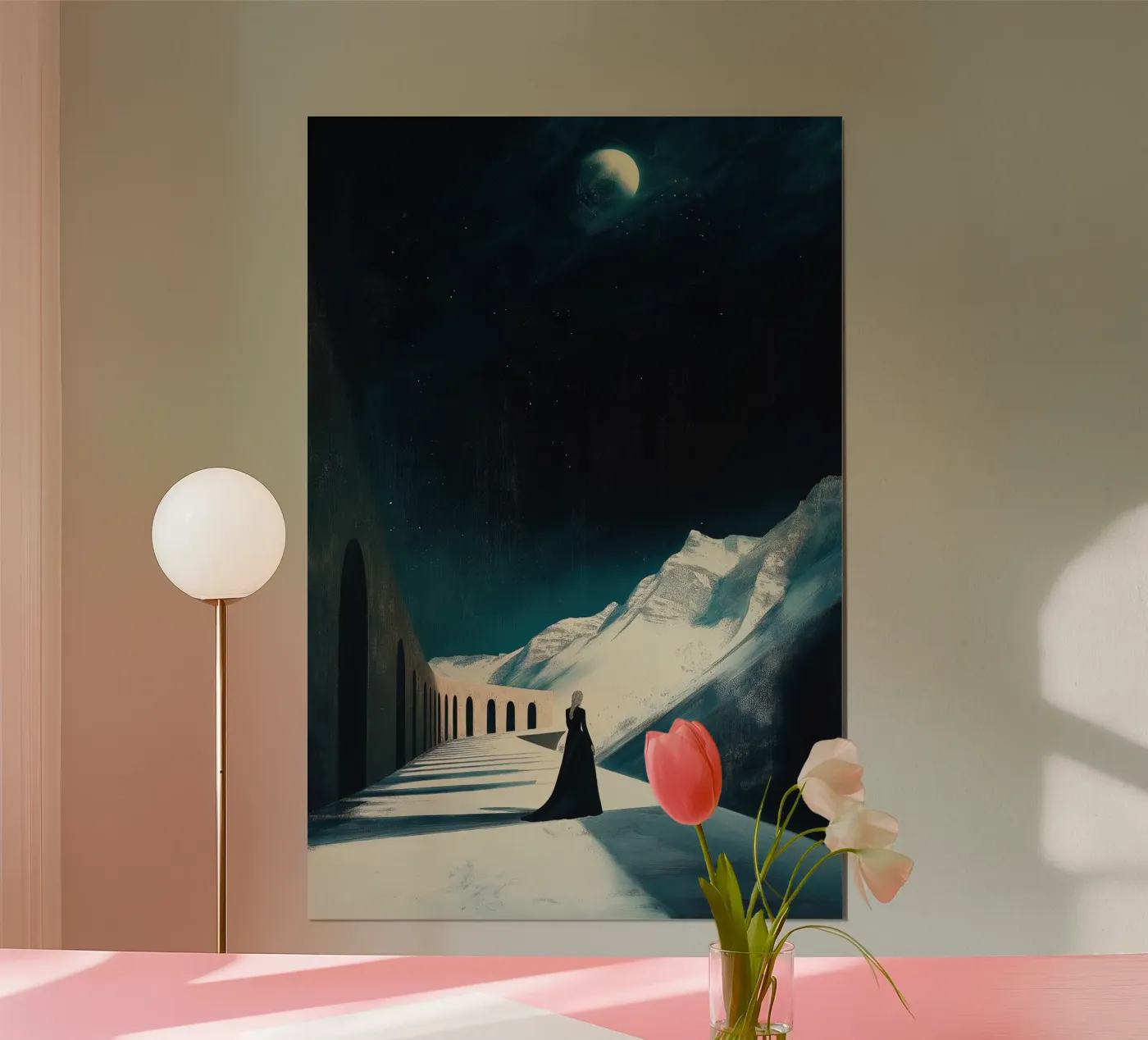 Fullmoon Poster von Synthaira