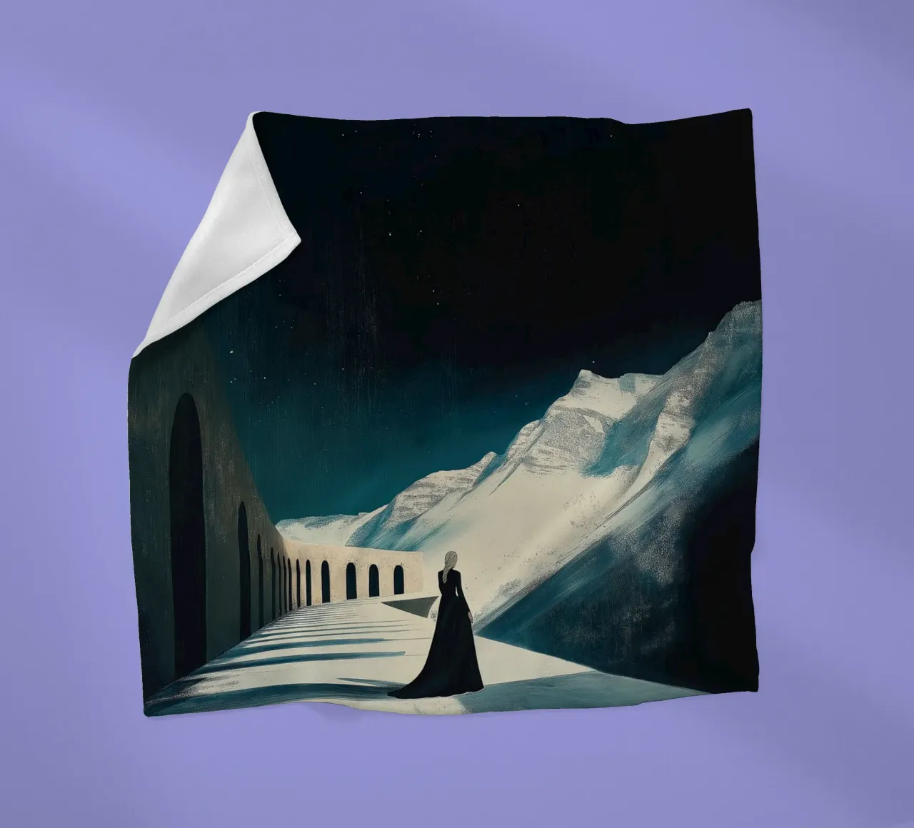 Fullmoon fleecedeken van Synthaira