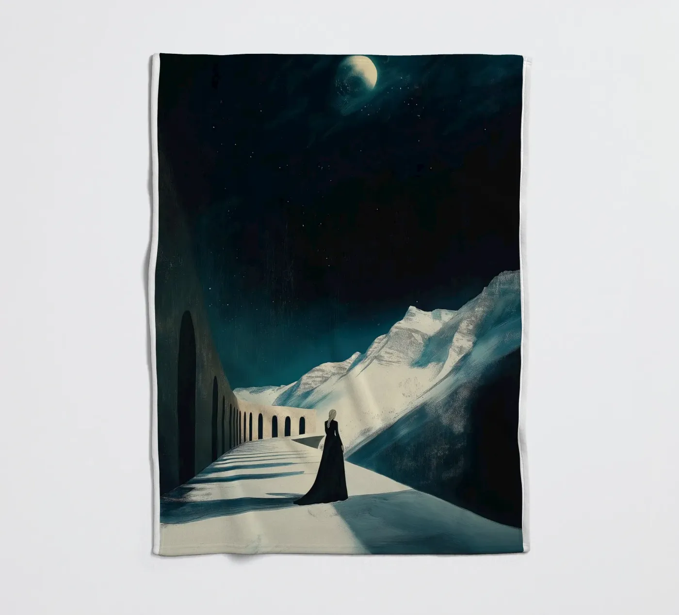 Fullmoon Fleecedecke von Synthaira