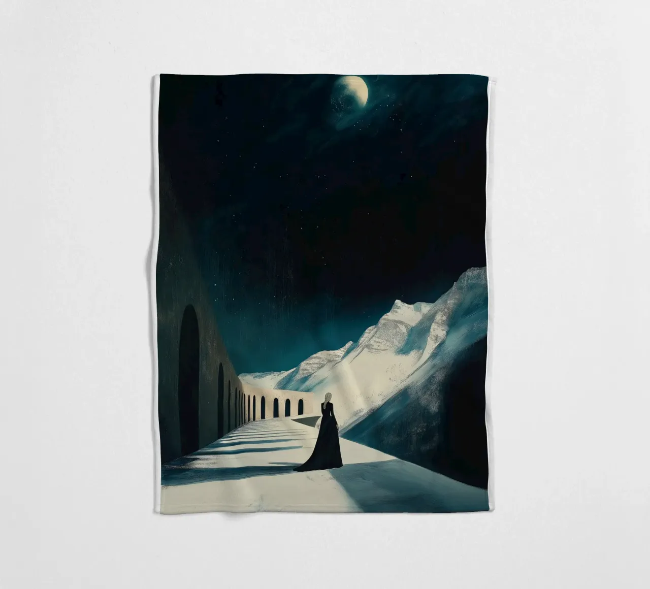 Fullmoon fleecedeken van Synthaira