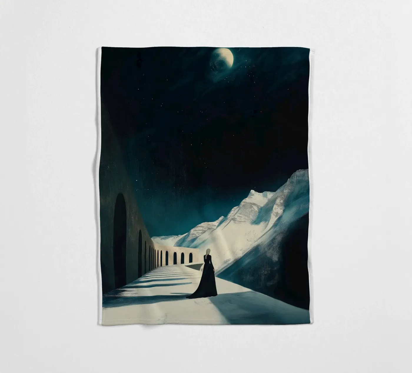 Fullmoon Fleecedecke von Synthaira