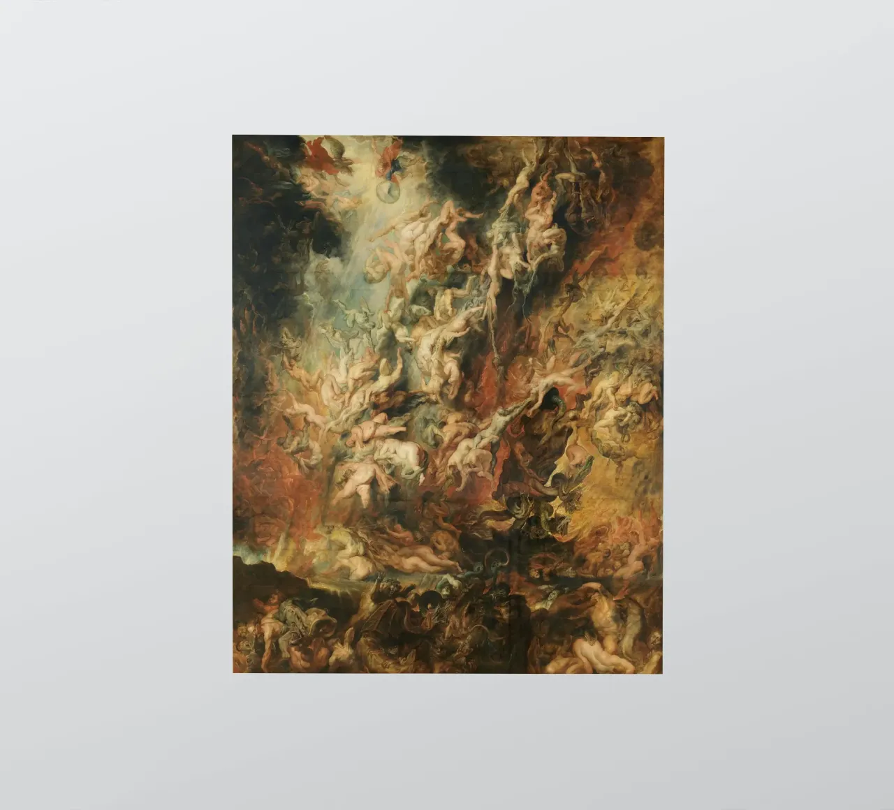 Peter Paul Rubens - La caduta dei dannati adesivo da William Store
