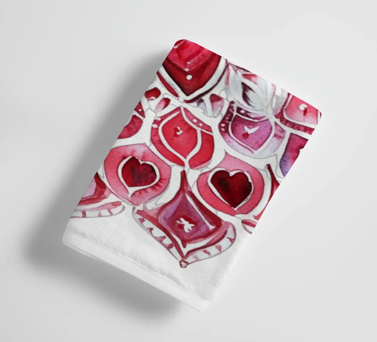 Mandala dell'amore ad acquerello asciugamano da bagno da Spiritual Touch