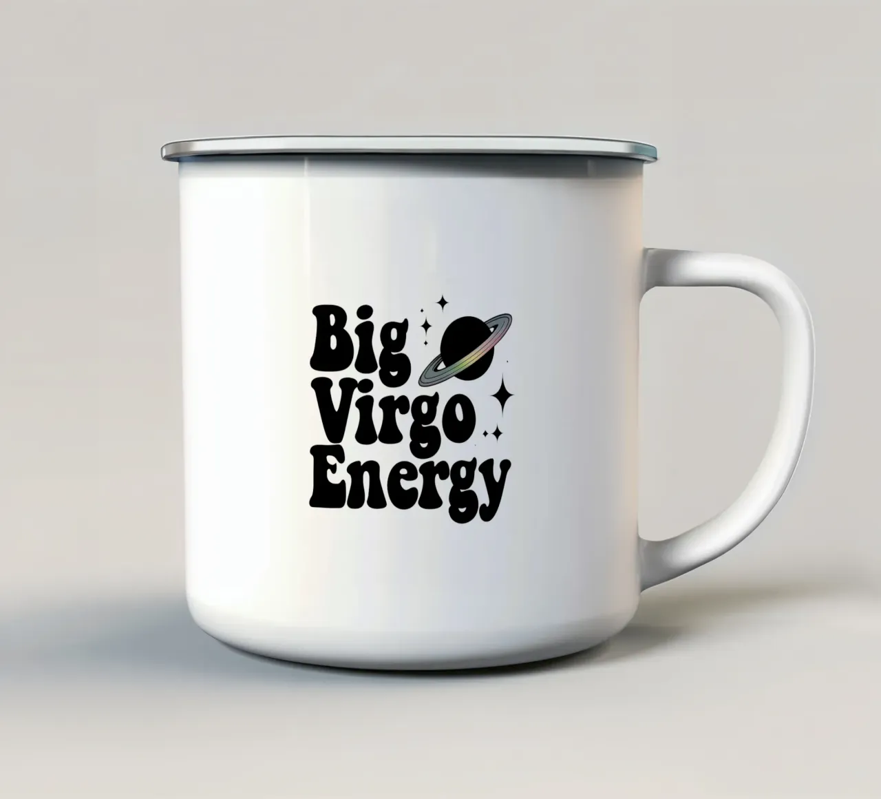 Grande energia virgo tazza in smalto da 🥝 KIWI STORE