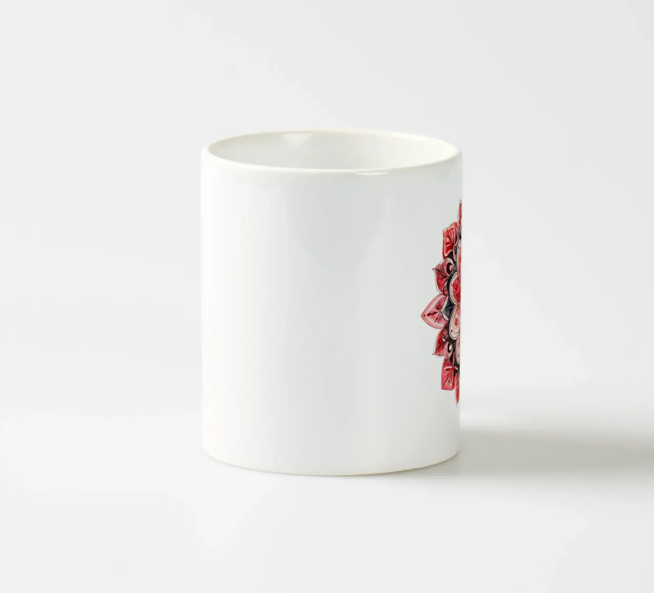 Mandala dell'amore ad acquerello tazza in ceramica da Spiritual Touch
