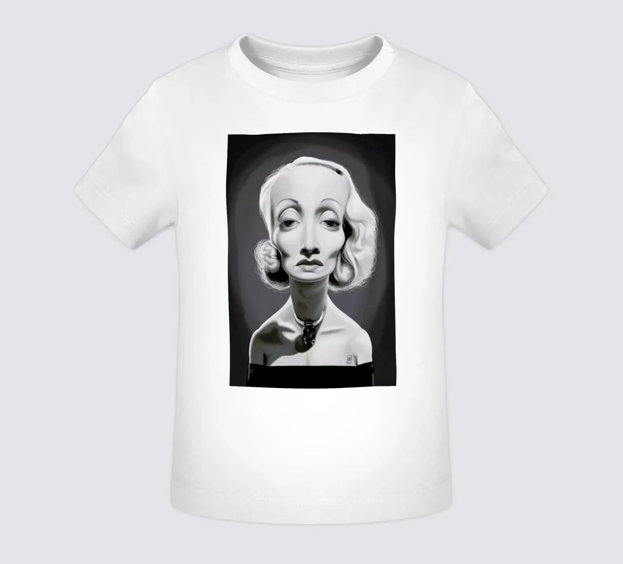 Marlene Dietrich maglietta neonato da Rob Art | Illustration