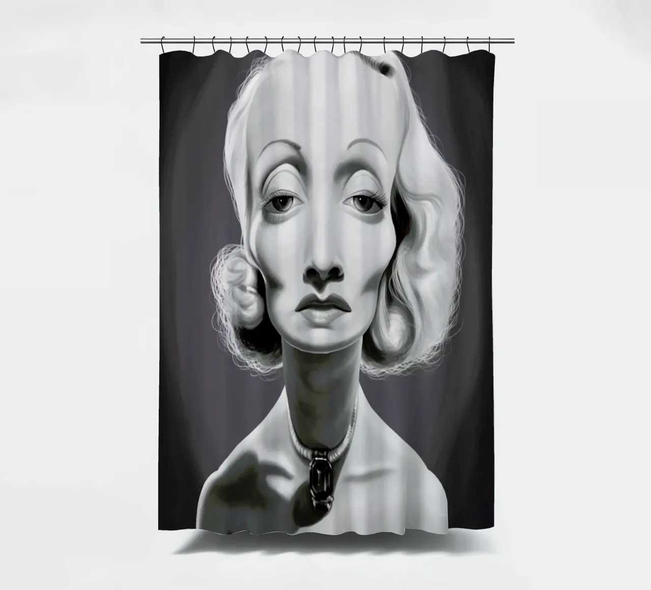 Marlene Dietrich tenda da doccia da Rob Art | Illustration