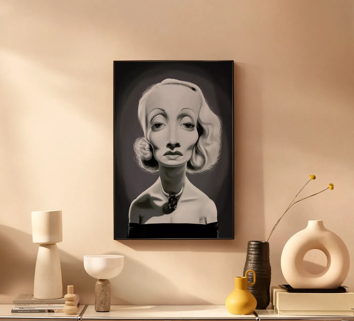 Marlene Dietrich plexiglass da Rob Art | Illustration