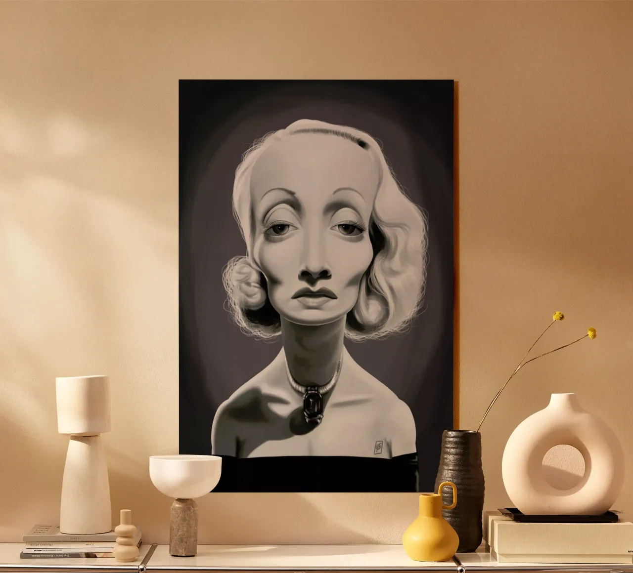 Marlene Dietrich plexiglass da Rob Art | Illustration