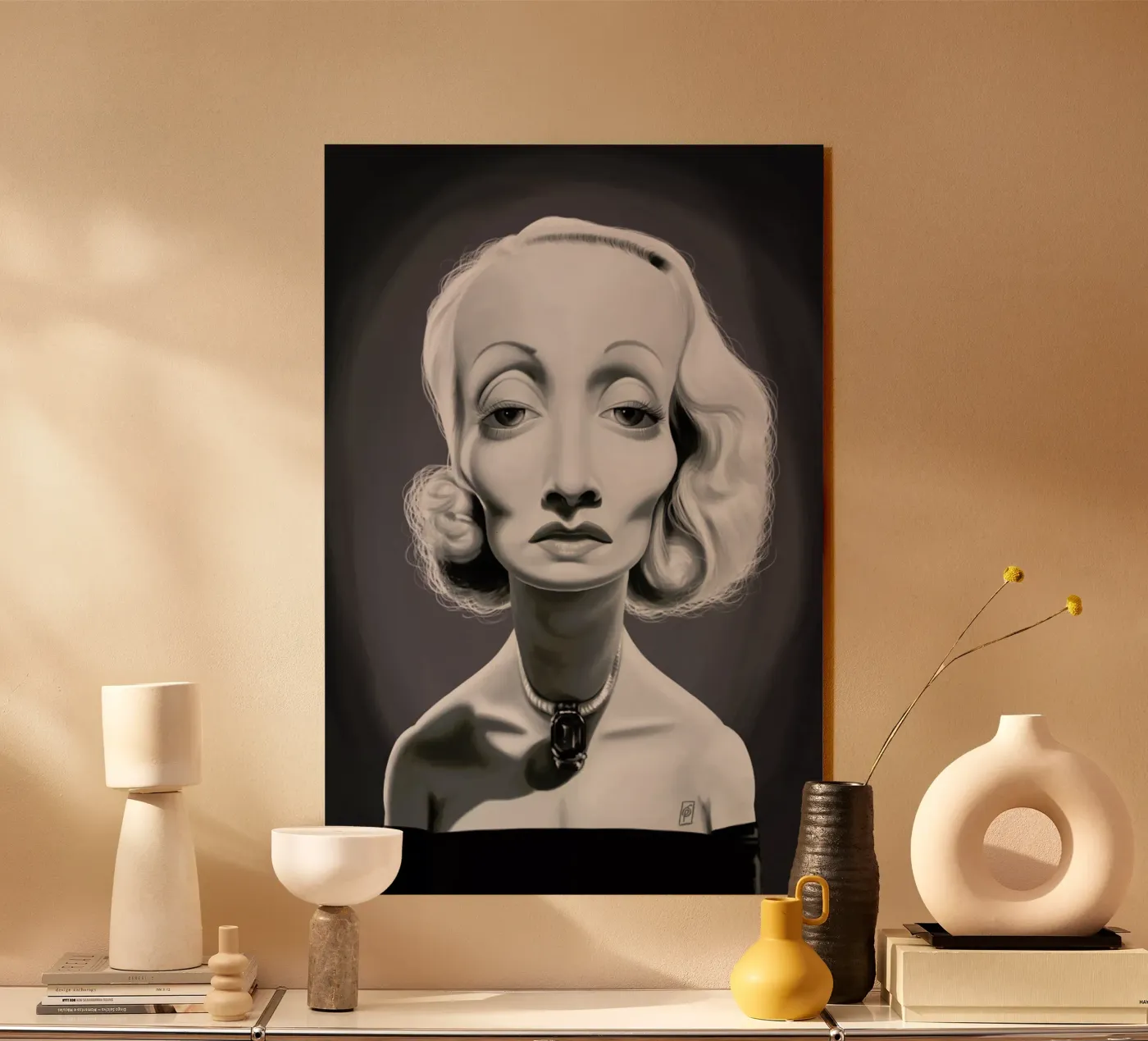 Marlene Dietrich plexiglass da Rob Art | Illustration