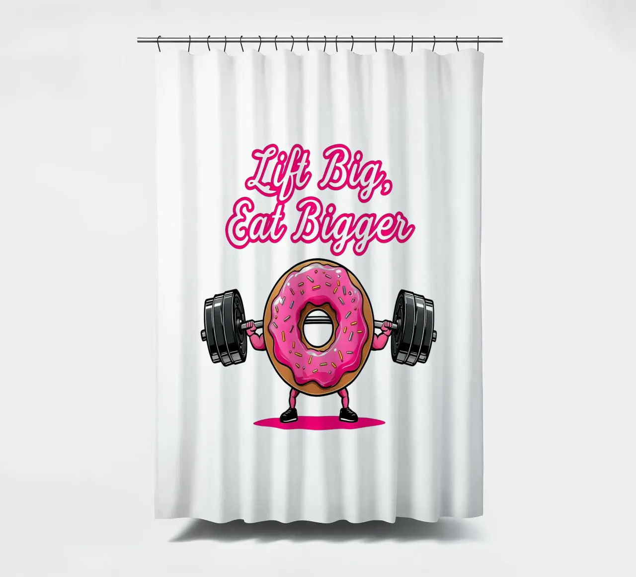 Eat big shower curtain by 🥝 KIWI STORE