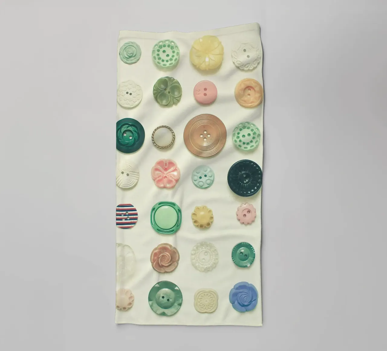 The Button Collection towel by Cassia Beck Photography