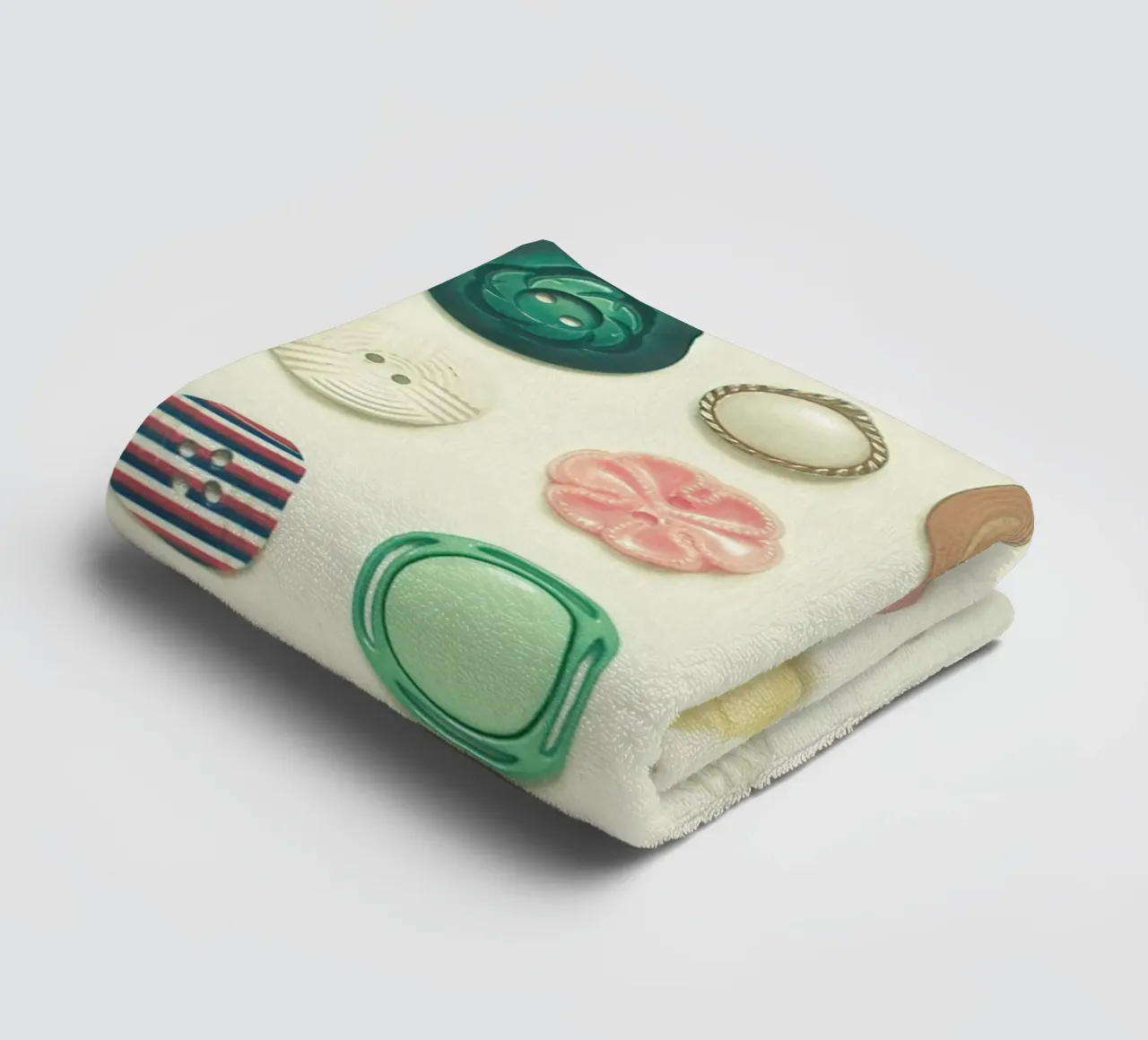 The Button Collection towel by Cassia Beck Photography