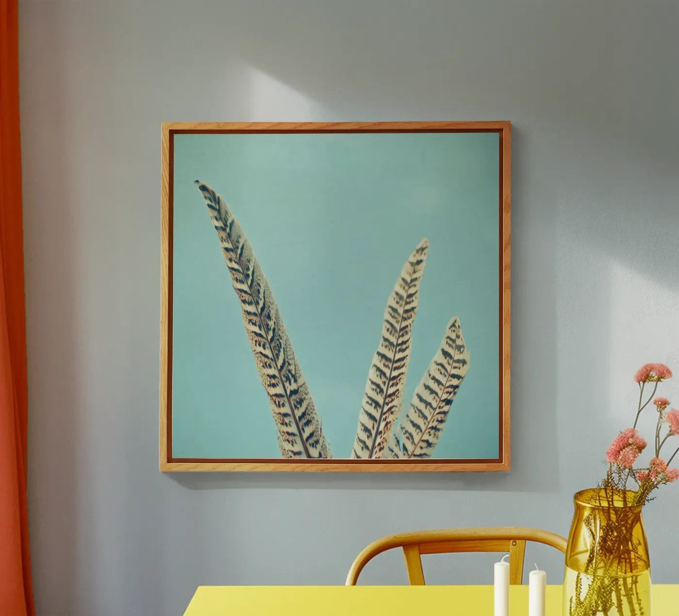 Feathers acryl van Cassia Beck Photography