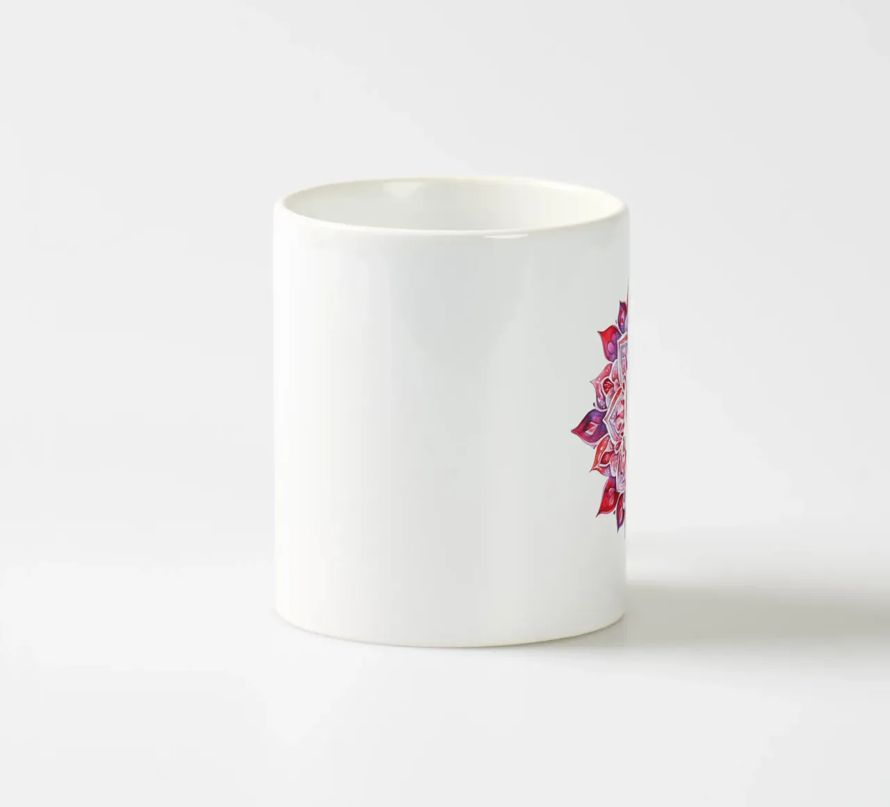 Mandala dell'amore ad acquerello tazza in ceramica da Spiritual Touch