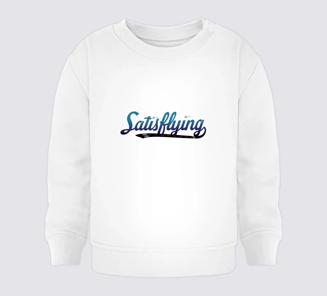 Satisflying Baby Sweatshirt von pilotpegasus