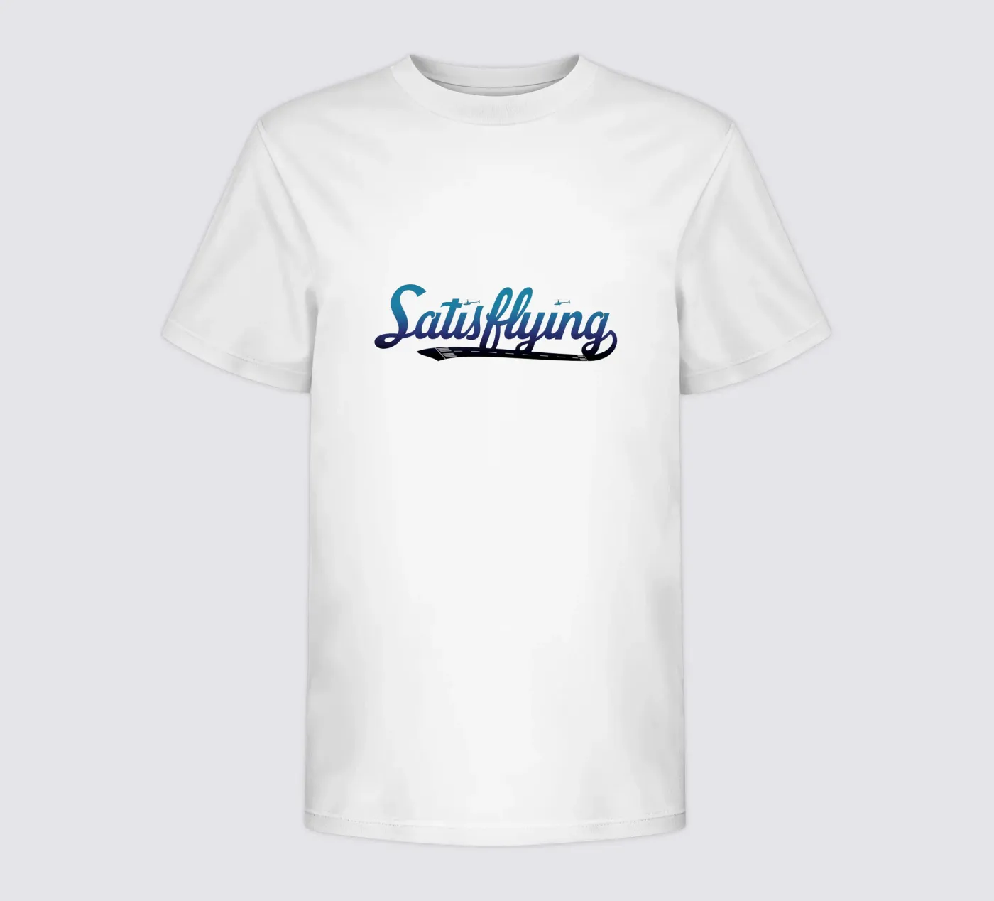 Satisflying kids t-shirt by pilotpegasus