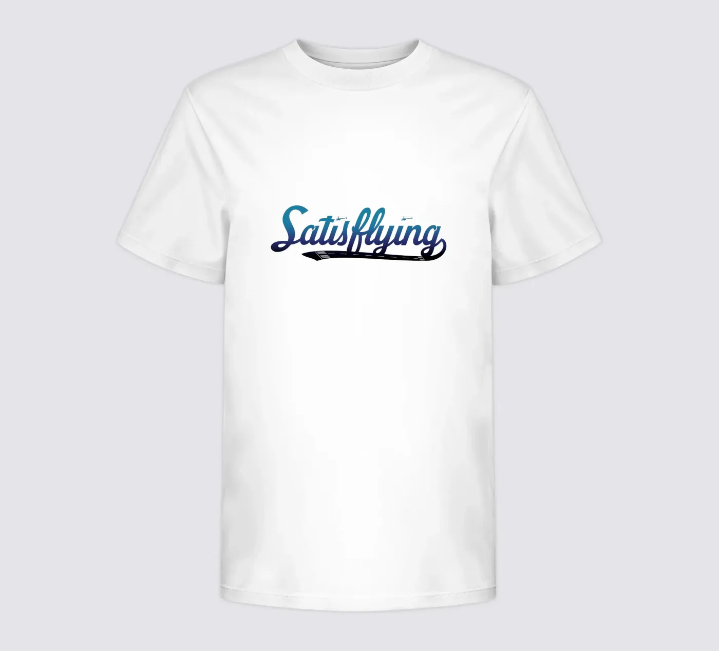 Satisflying kids t-shirt by pilotpegasus
