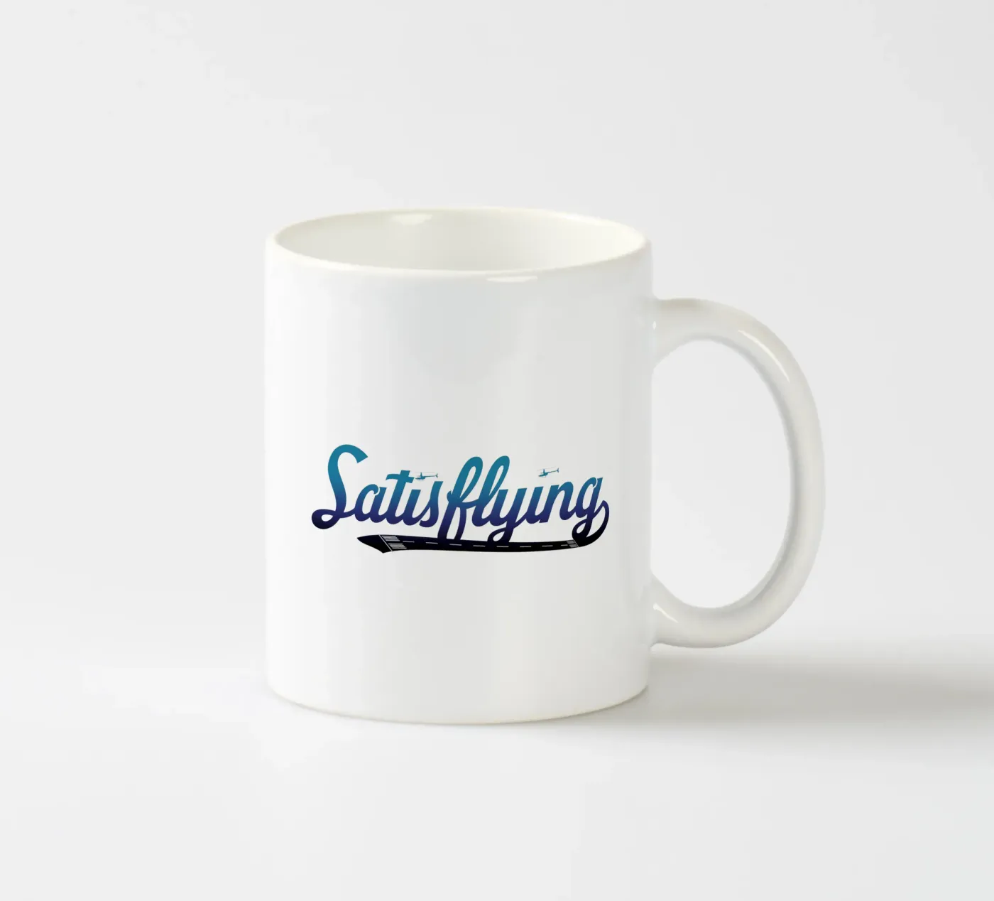 Satisflying ceramic mug by pilotpegasus