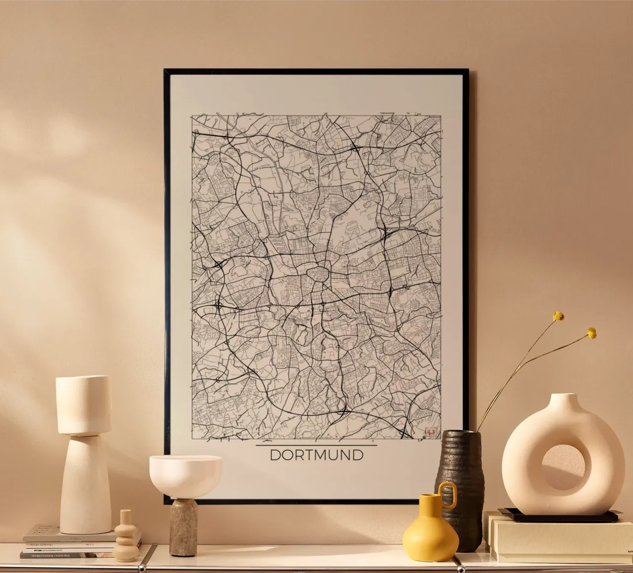 Dortmund Minimal poster da Hubert Roguski