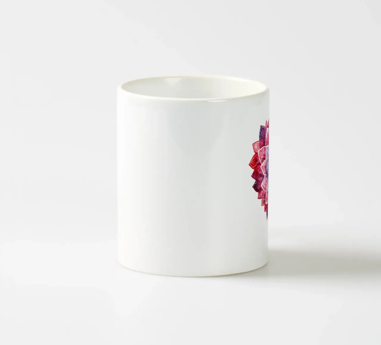 Mandala dell'amore ad acquerello tazza in ceramica da Spiritual Touch