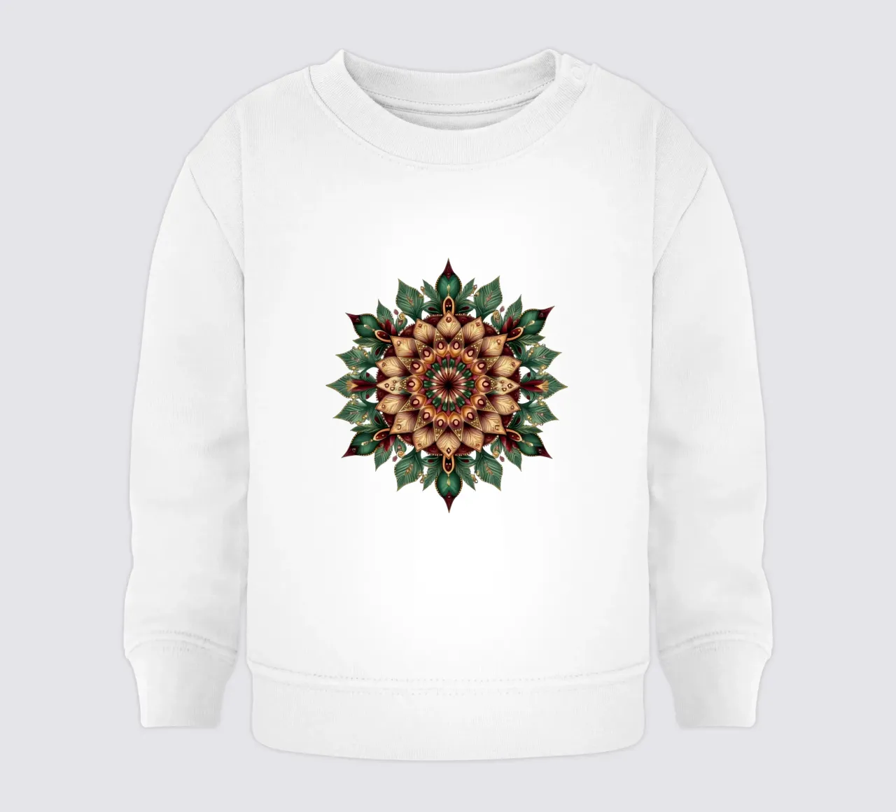 Mandala di Natale felpa neonato da Spiritual Touch