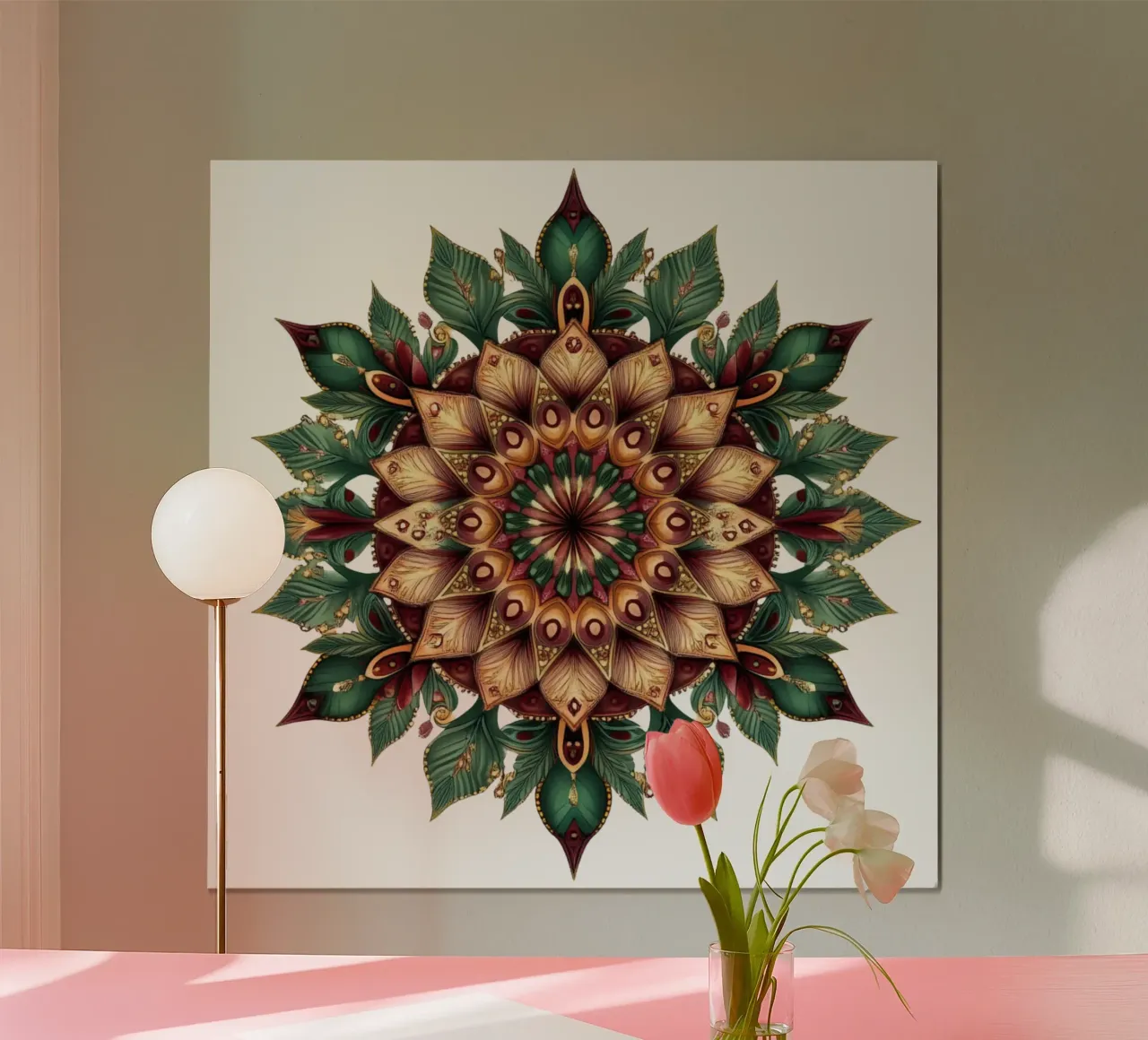 Christmas Mandala hahnemühle by Spiritual Touch